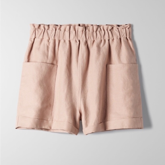 (SOLD) ARITZIA Wilfred High Waist Cuffed Shorts M - Picture 8 of 8